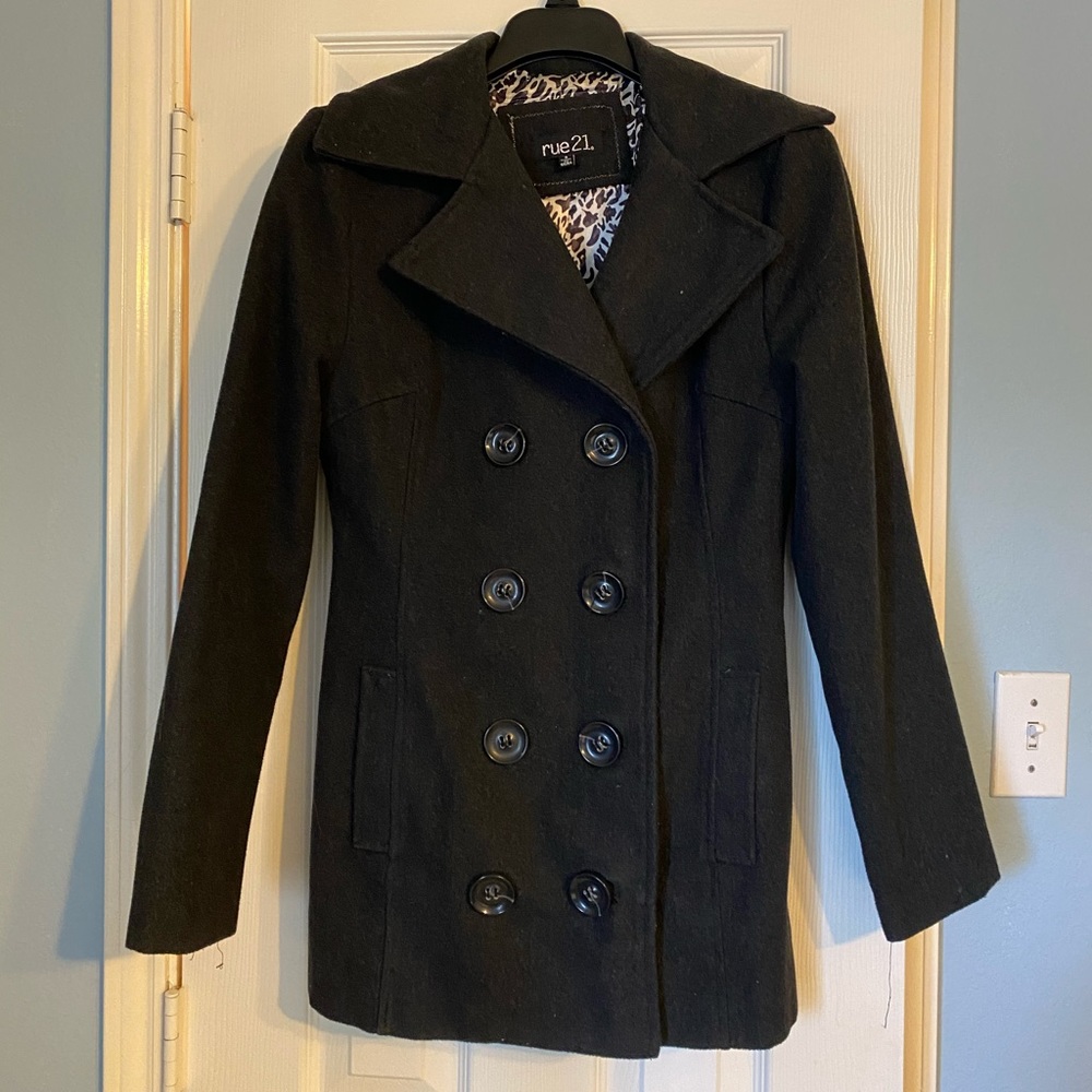 Dark Grey Pea Coat